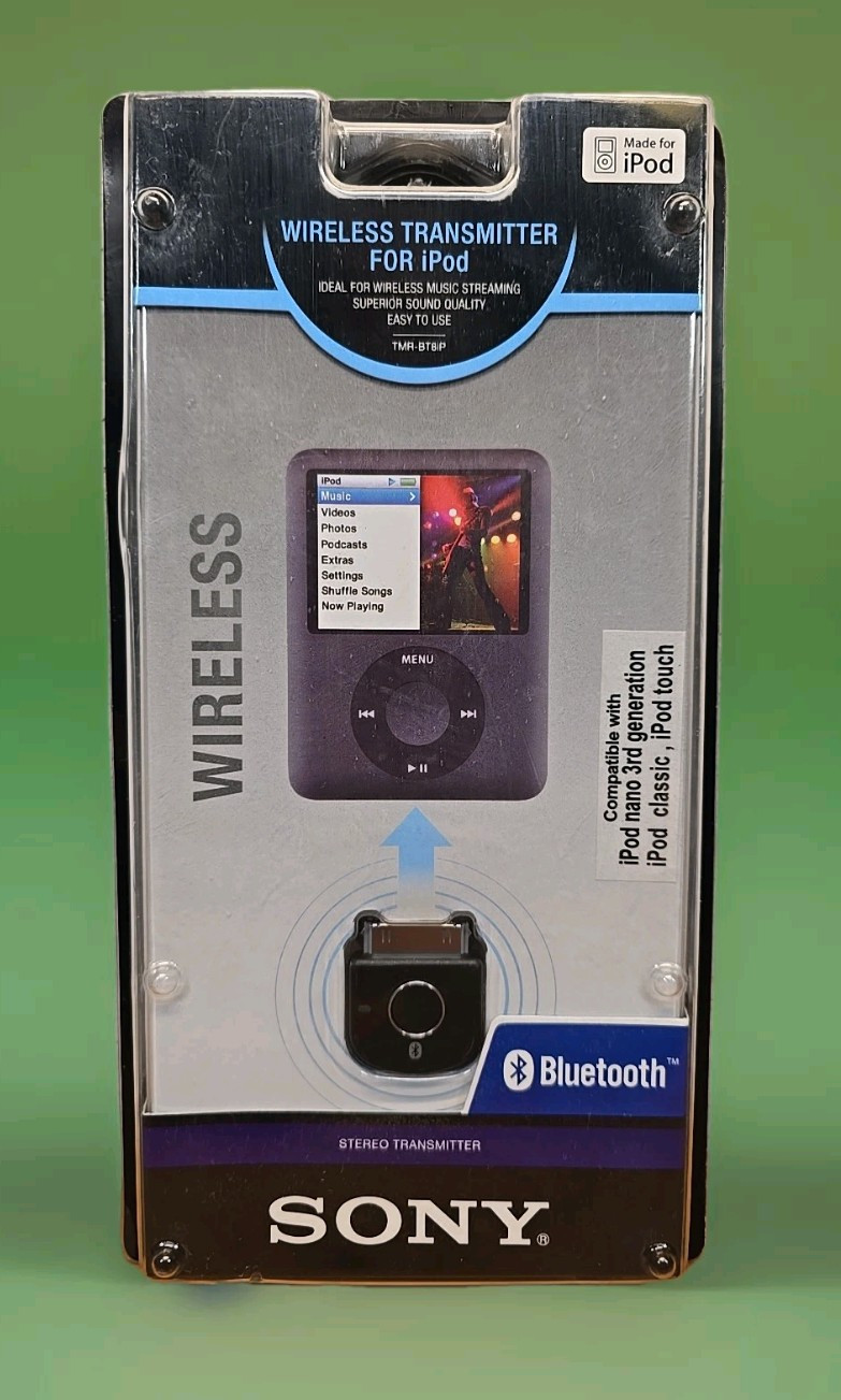 Sony Bluetooth Wireless Transmitter for iPod Black (TMR-BT8iP