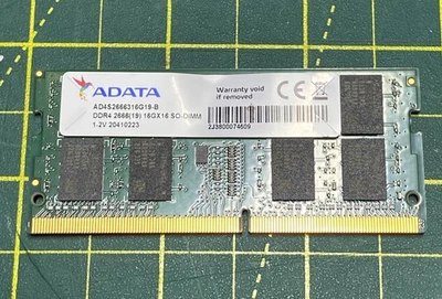 ADATA DDR4 SDRAM 16 GB Capacity per Module Memory (RAM) for sale