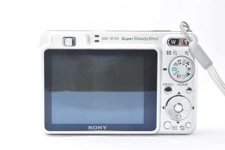 Sony Cyber Shot DSC-W120 silver 7.2MP 4x Zoom Compact Digital