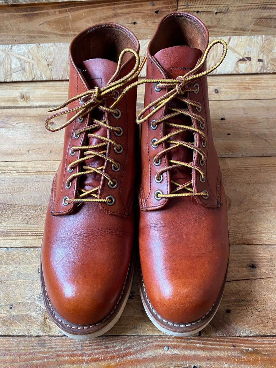 Redwing roundtoe brown leather boots style 8166 UK 8 US 9 | eBay