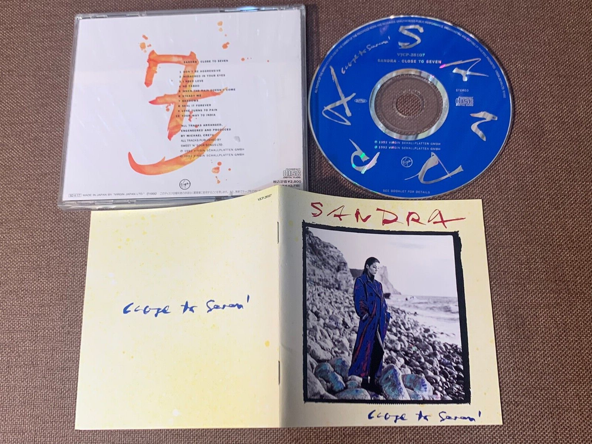 SANDRA Close To Seven JAPAN CD VJCP-28107 w/ PS BOOKLET Michael