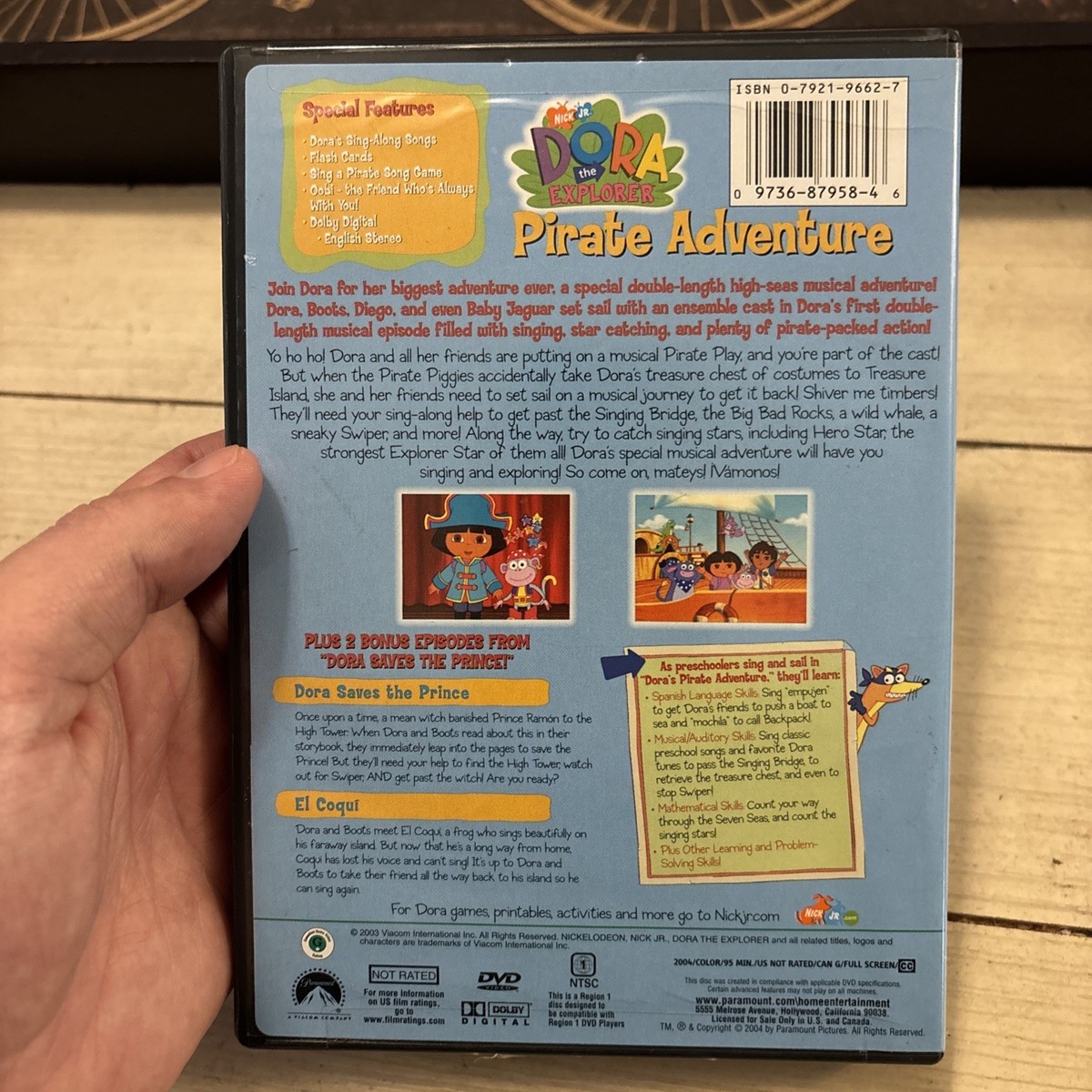 Dora the Explorer Pirate Adventure DVD Double Length Musical