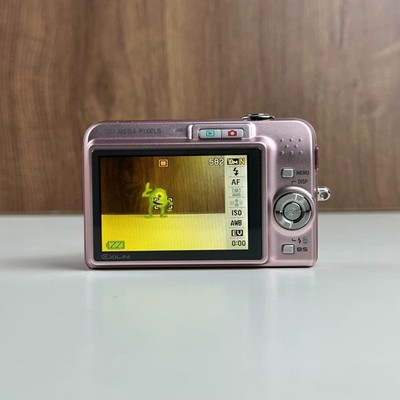 Casio Exilim EX-Z1080 Pink 10.1MP Digital Camera 3x Anti-Shake