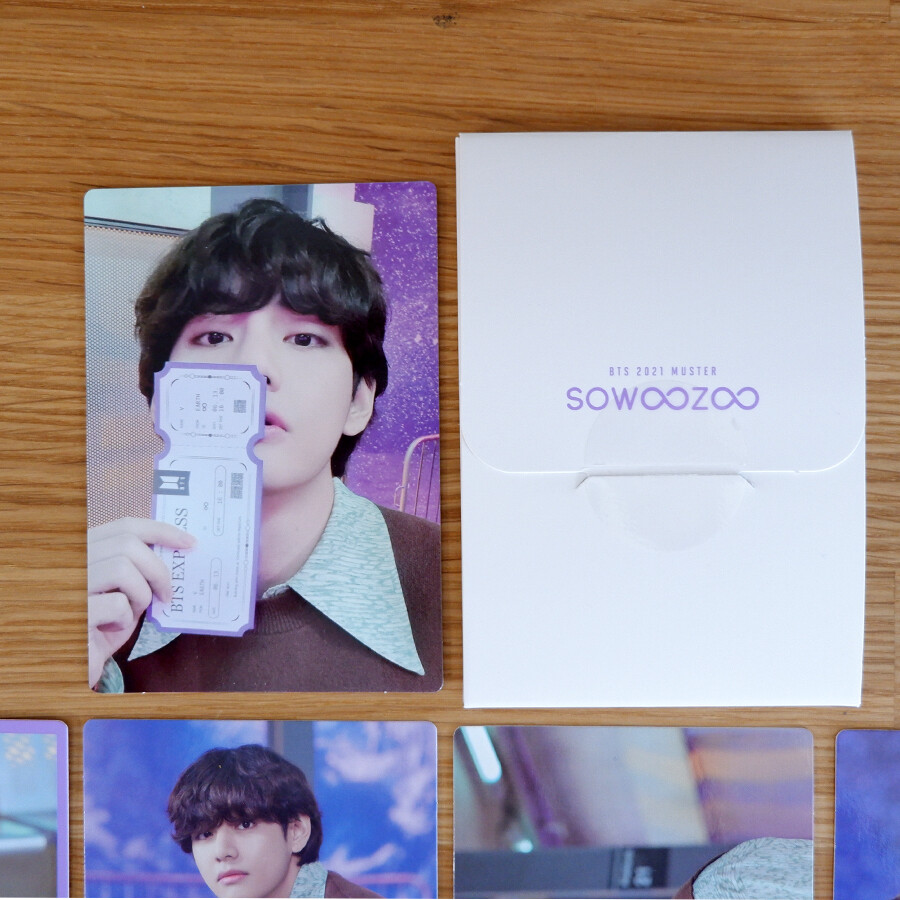 BTS V SOWOOZOO 2021 Official Mini Photocard SET 8card + 1Special