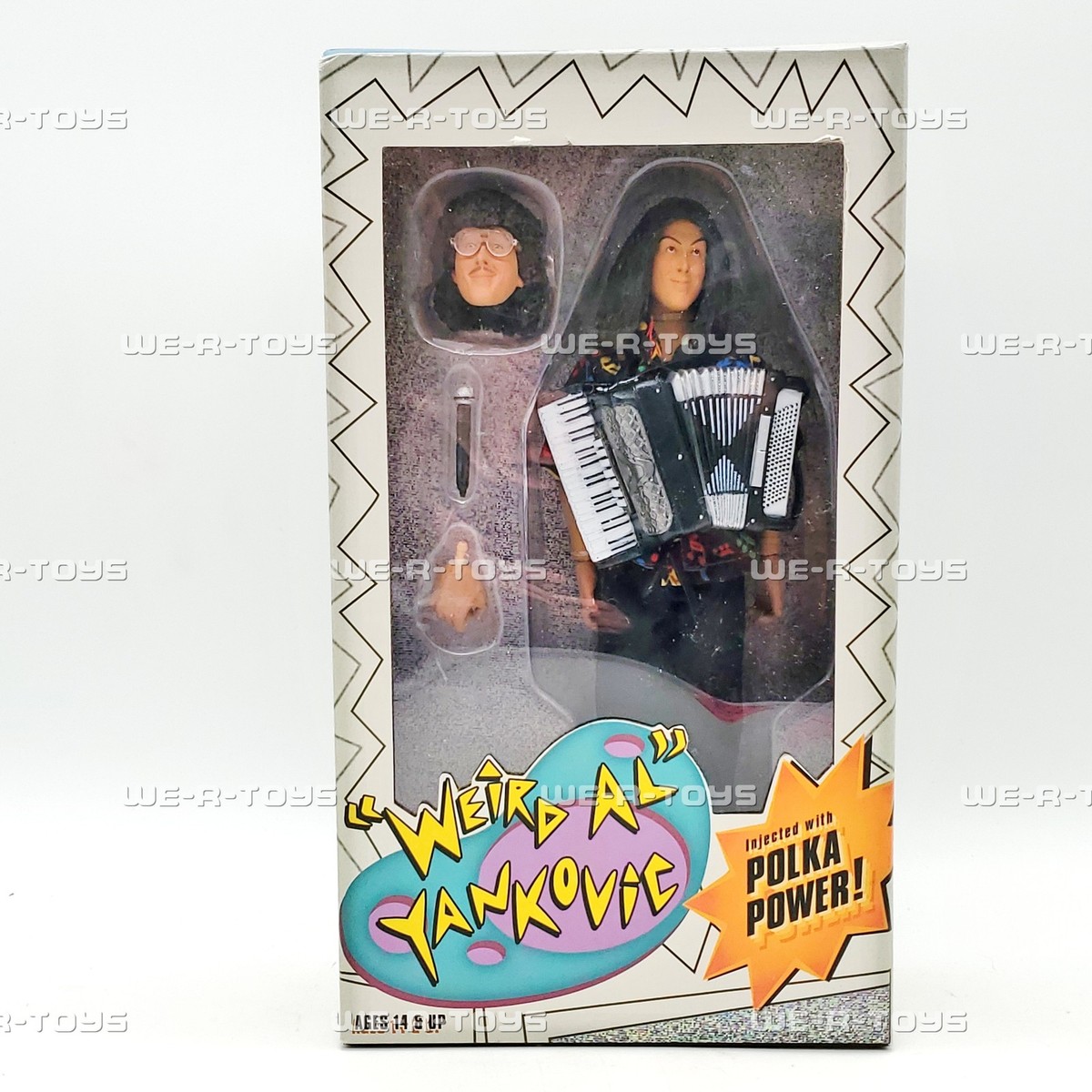 Weird Al Yankovic Polka Power Action Figure NECA Item No 16300