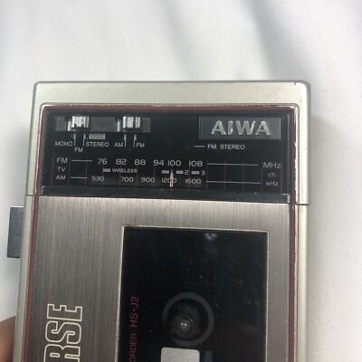 Aiwa HS-J2 AM/FM Cassetteboy Cassette Boy Recorder Player - for