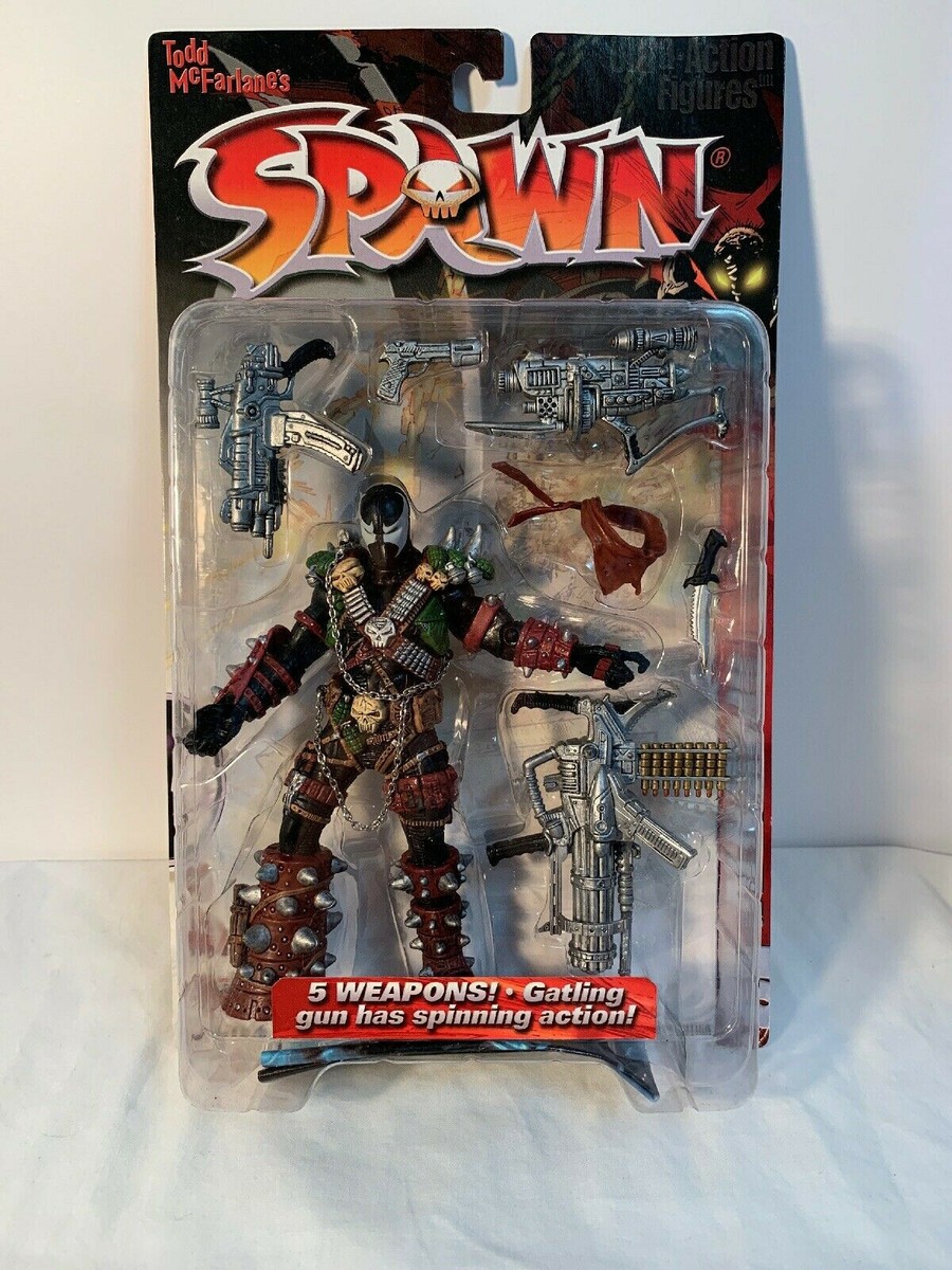 SPAWN IV SERIES 12 ULTRA FIGURE 5 WEAPONS / 30 YRS SINCE RELEASE