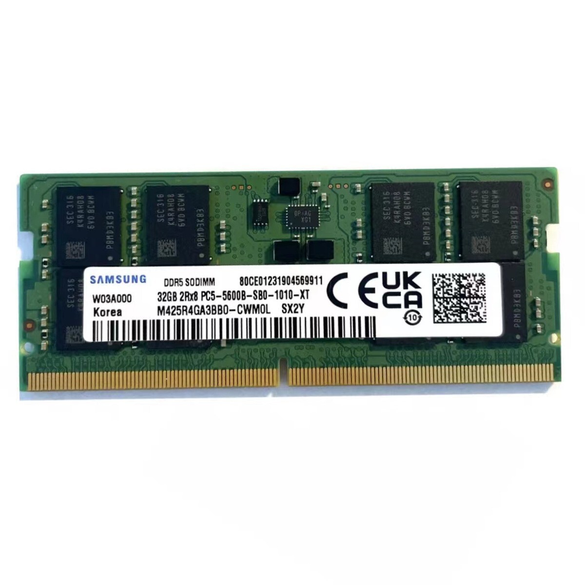 Samsung 32GB (16GBx2) DDR5メモリ 5600MHz Samsung 32GB (2x16GB