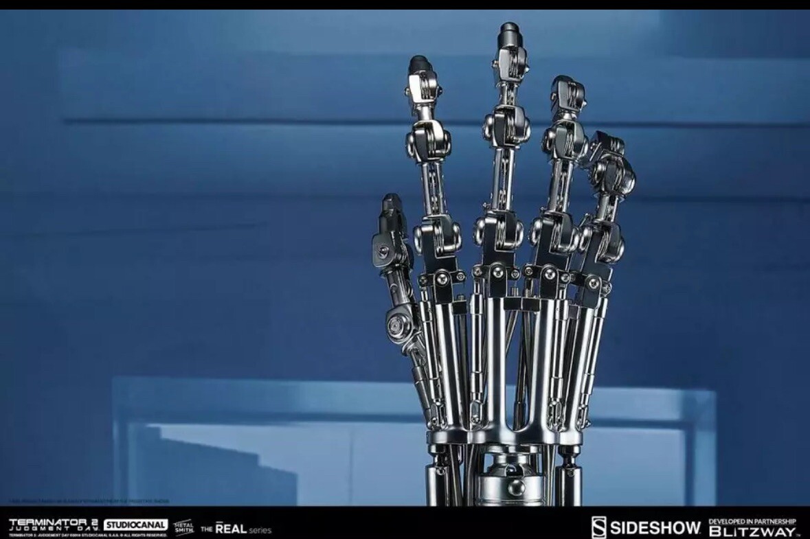 Terminator 2: Judgment Day T-800 Endoskeleton Arm and Brain Chip
