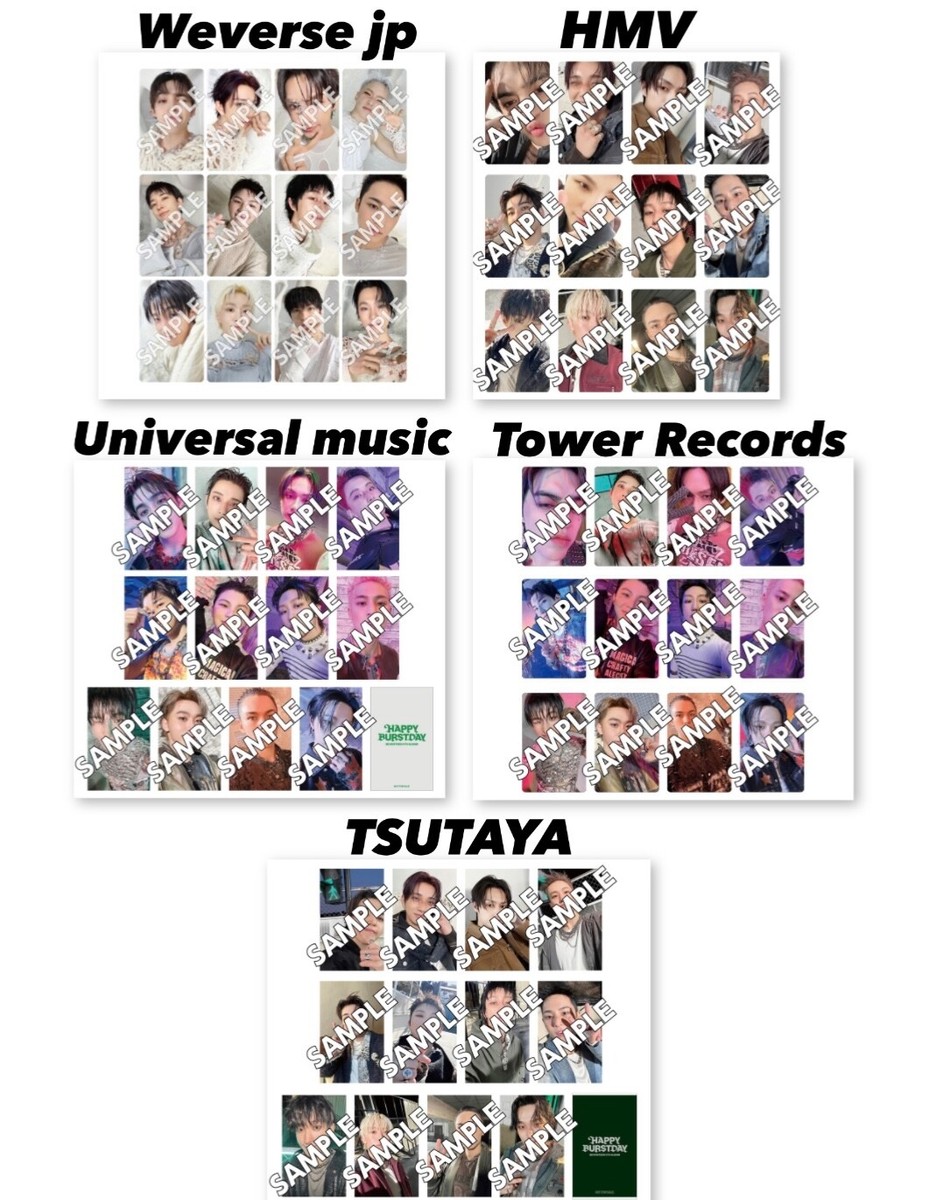 SEVENTEEN HAPPY BURSTDAY JAPAN Benefit official photocard PC