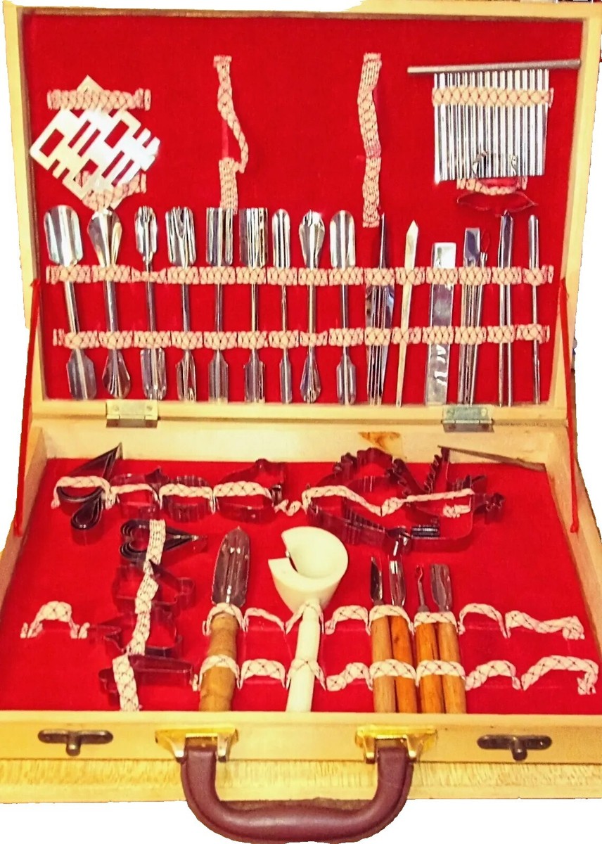 Vintage Shipindiaokedao 65 Vegetables/Fruit Carving Shaping