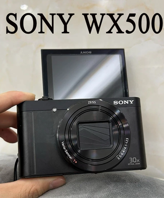 SONY Cyber-Shot DSC-WX500 18.2MP Digital Camera - Black English