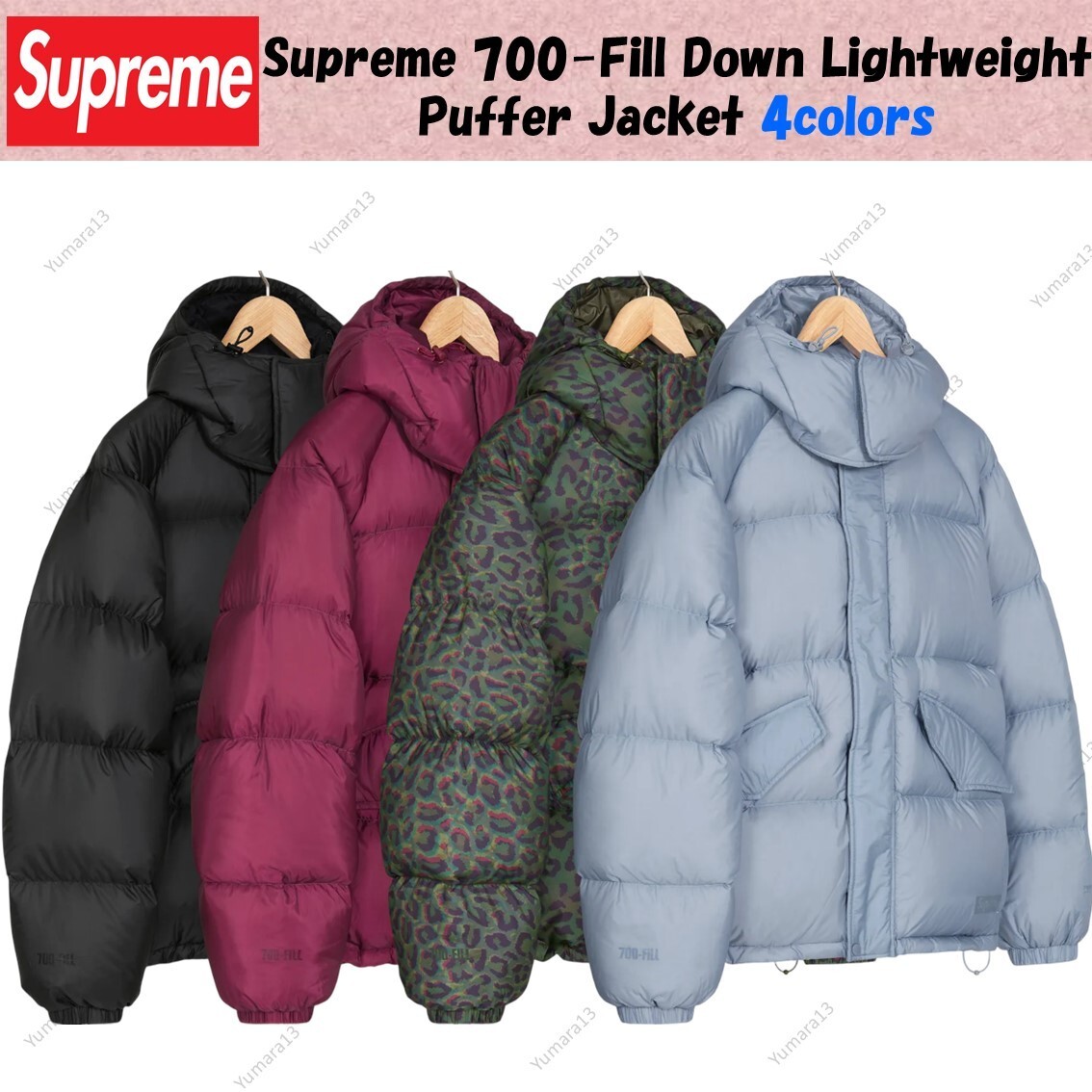 Supreme 700-Fill Down Lightweight Puffer Jacket 4colors New | eBay