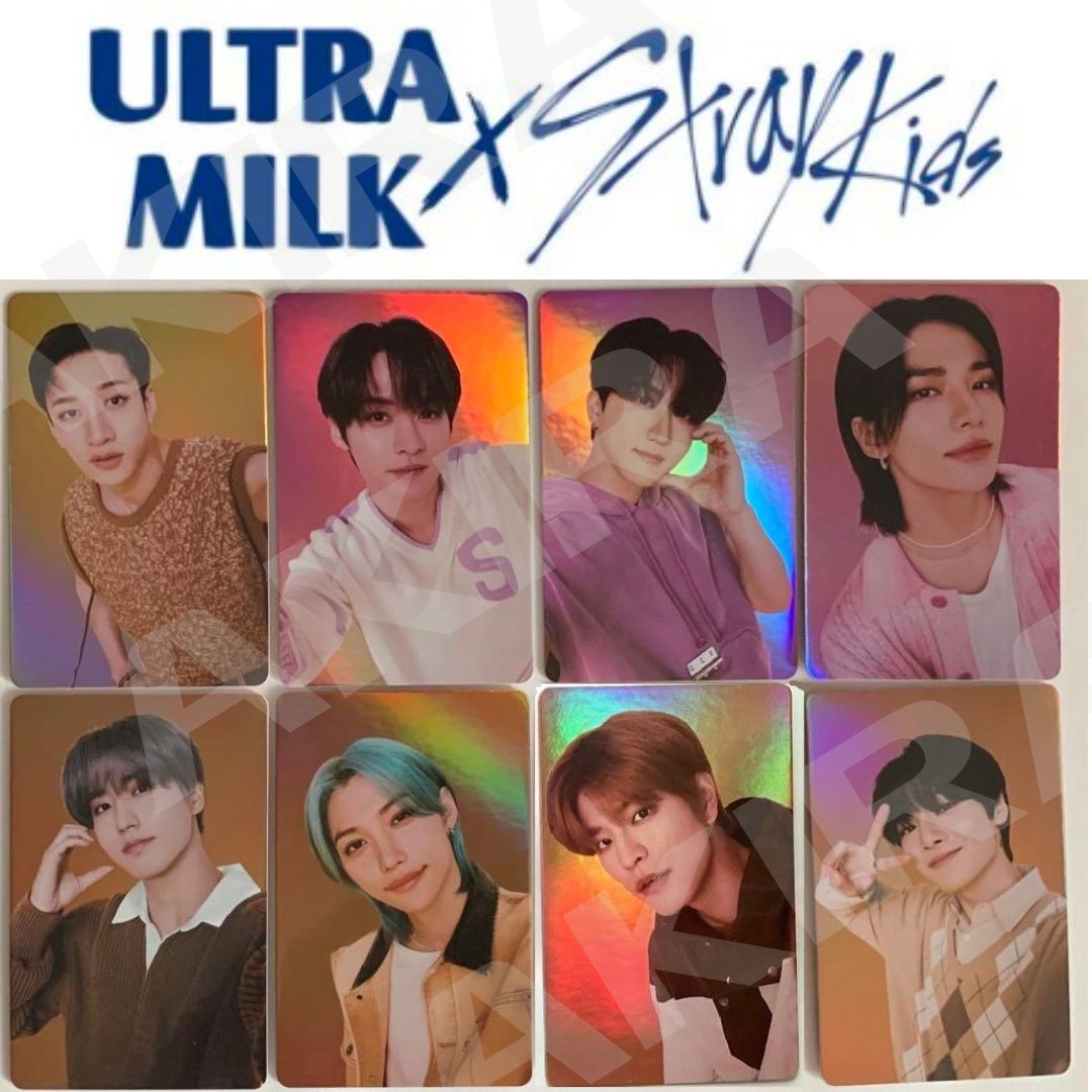 STRAY KIDS ULTRA MILK ver 2 OFFICIAL PHOTO CARD INDONESIA