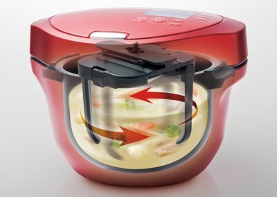 Sharp HEALSIO Hot Cook KN-HW24G 2.4L RED Waterless Automatic