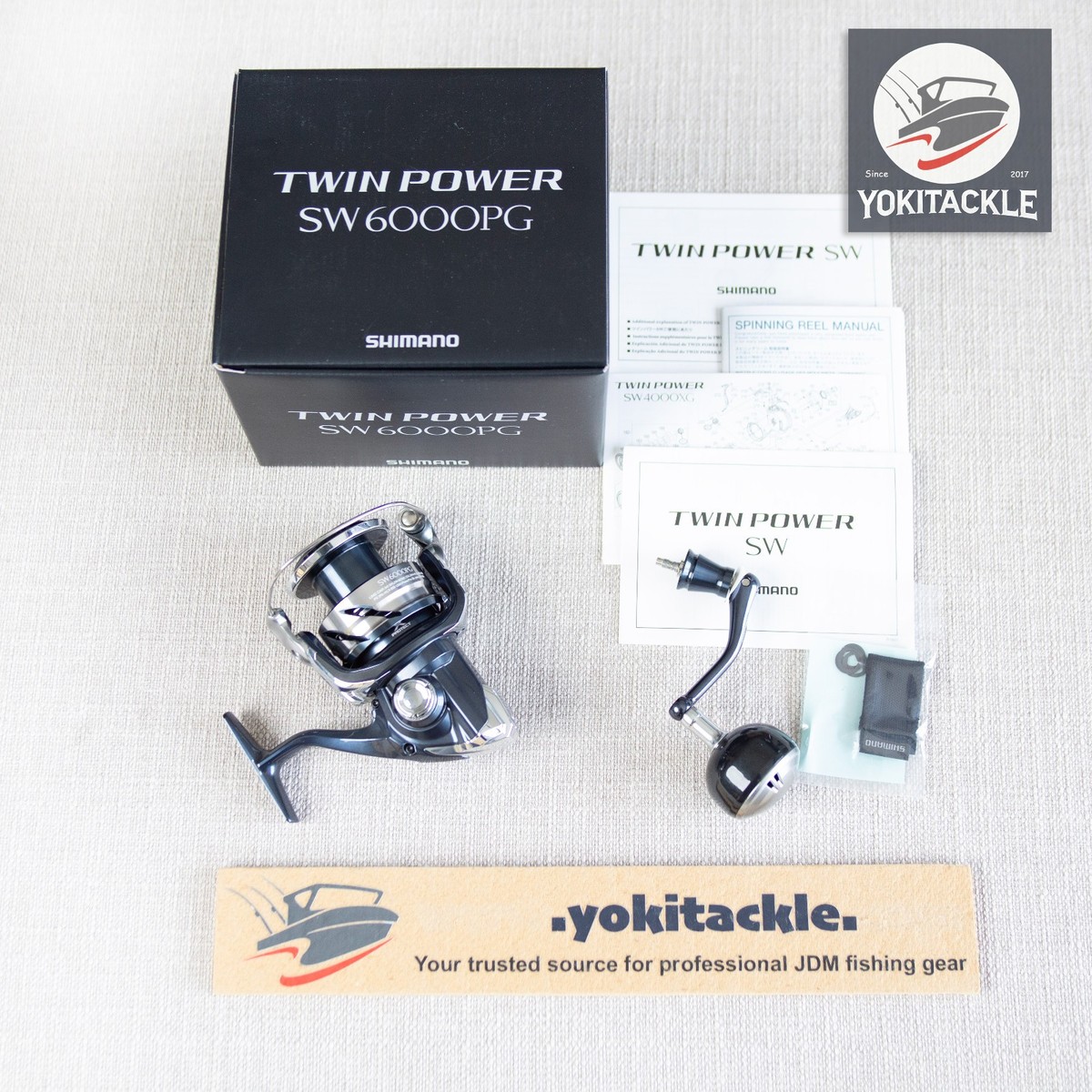 Shimano 21 TWIN POWER SW 6000PG Spinning Reel Shipping From JAPAN