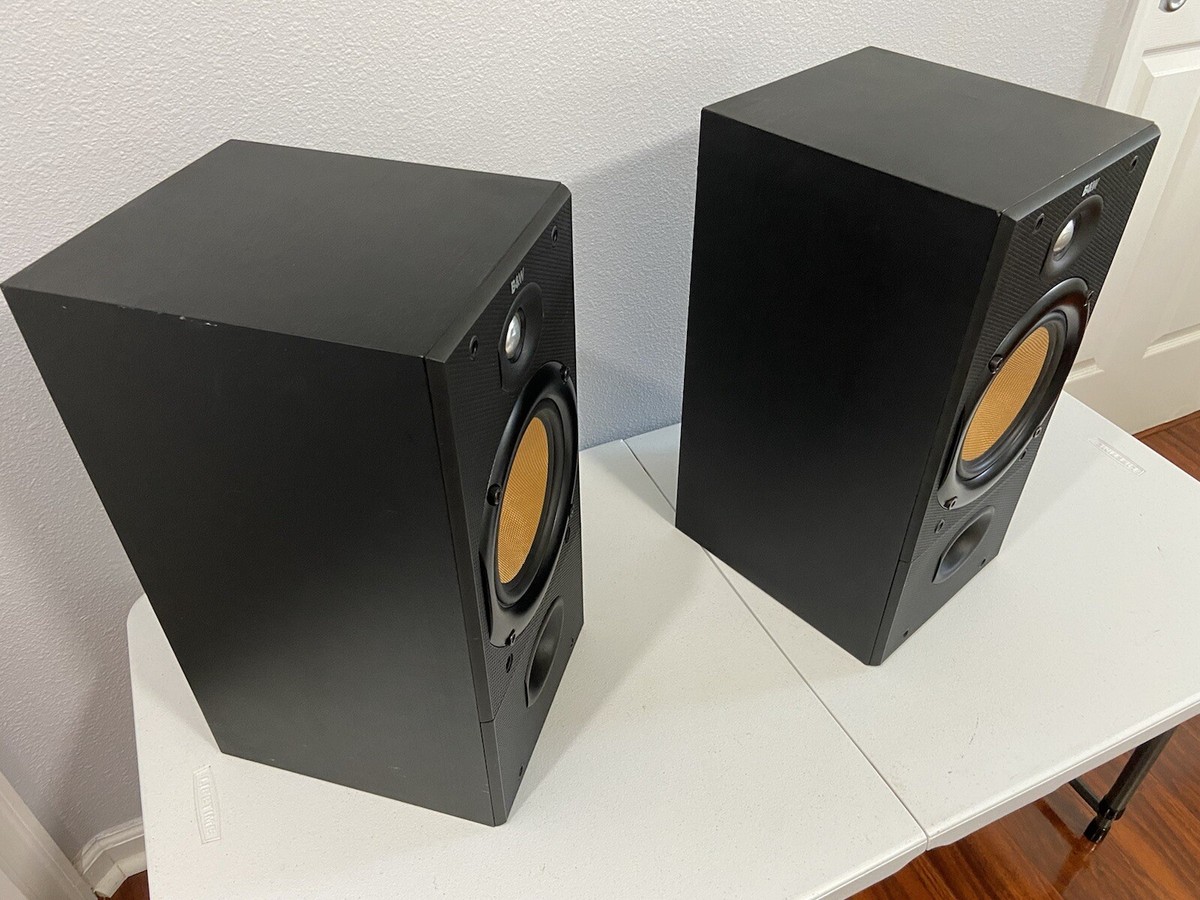 B&W Bowers & Wilkins DM602 Bookshelf Speakers | Black | Wired