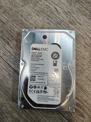 Dell Emc Exos 7E10 2TB 7.2K SATA III 3.5 