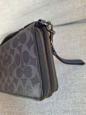 NWT COACH F25528 DOUBLE ZIP TRAVEL ORGANIZER | eBay