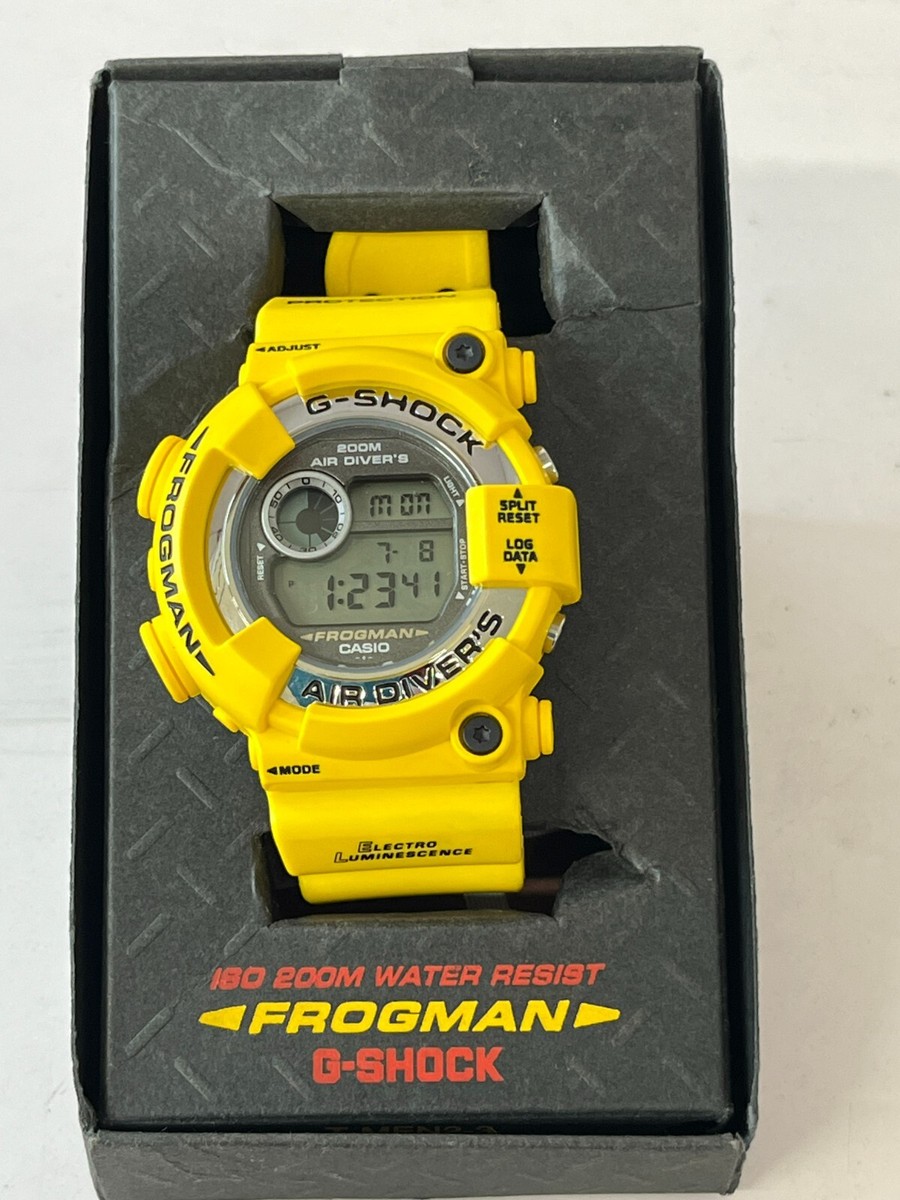 Casio G-Shock DW-8250 Frog Man Yellow Water Resistant Electro