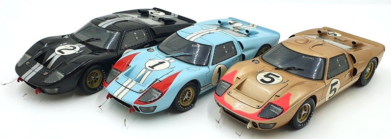 Exoto 1/18 Scale Diecast RLG18SC2 Ford GT40 Le Mans Gift Set 1-2-3