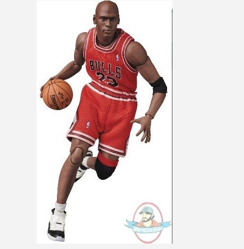 NBA Michael Jordan Chicago Bulls Uniform Mafex Figure Medicom | eBay