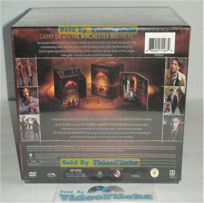 Supernatural The Complete Seasons 1-15 Series DVD 86-Disc Box Set