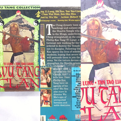 WU TANG COLLECTION TI LUNG TAN TAO LIANG WU TANG CLAN VHS 1998