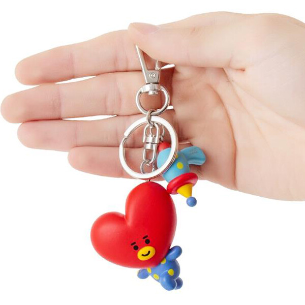 BTS BT21 Official Authentic TaTa Mini Figure Keyring + Free