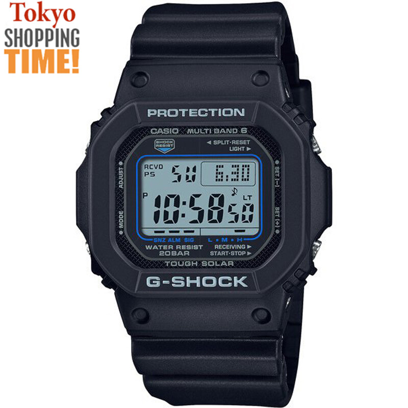 CASIO G-SHOCK GW-M5610U-1CJF Blue Dial Solar Atomic Chrono Digital