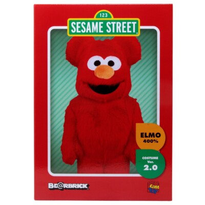 Medicom Sesame Street Elmo Costume Ver. 2.0 400% Bearbrick Figure