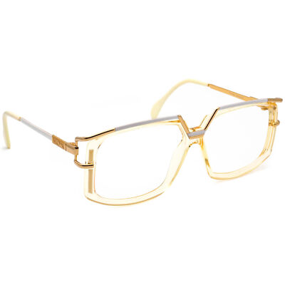 Cazal Vintage Sunglasses Frame Only MOD 329 COL 192 Gold & White