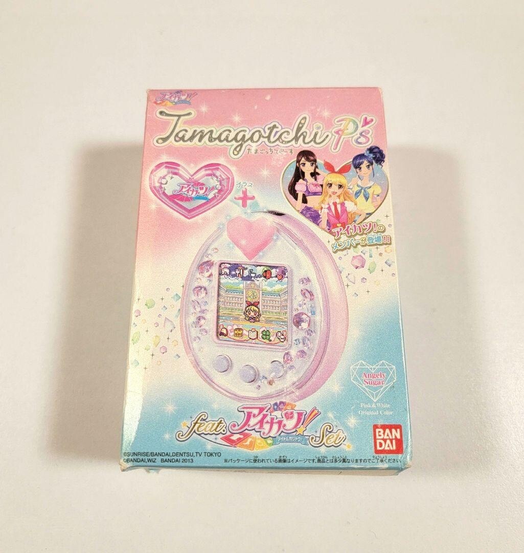 Tamagotchi P'S Feat. Aikatsu Set Bandai 2013 Sealed Rare Japanese