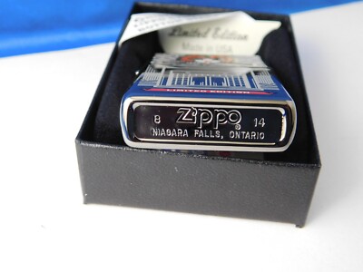 HISTORIC ZIPPO LIGHTER NIAGARA FALLS CANADA 65 STAMP LIMITED