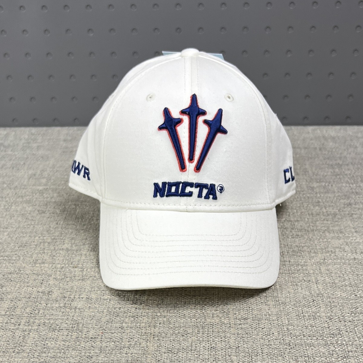Nike x Drake NOCTA Souvenir Cactus Cap Hat White Blue Red