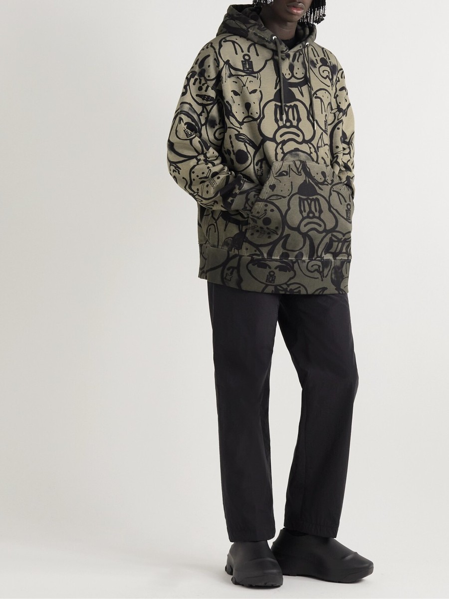 NWT $2500 GIVENCHY Chito Bandana Printed Hoodie Medium M Spray