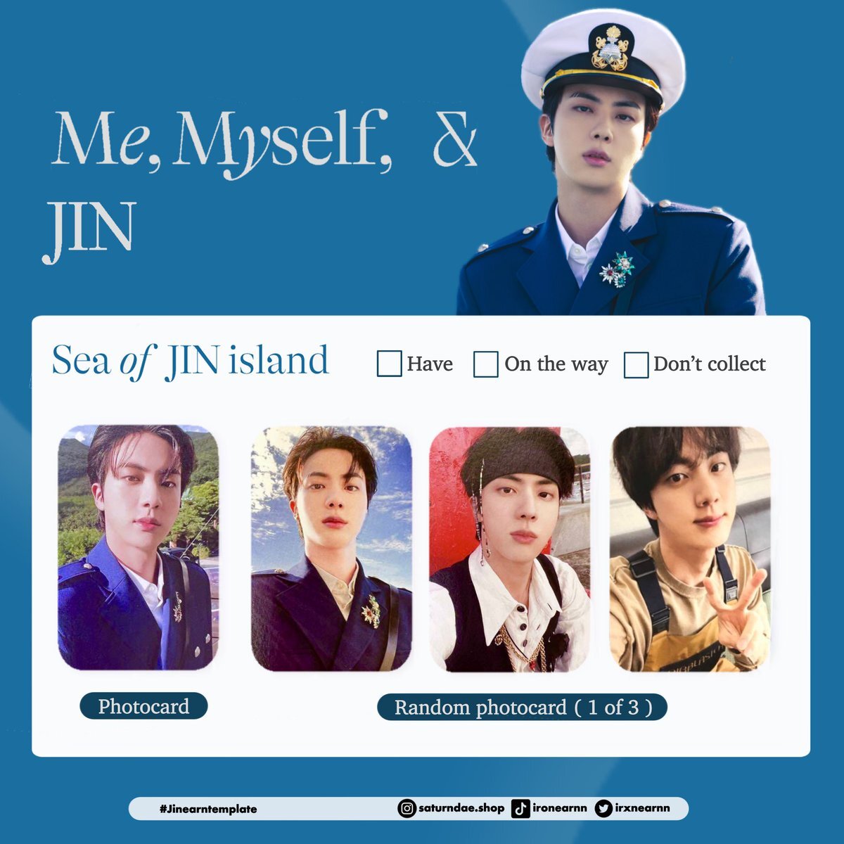 BTS Special 8 Photo-Folio Me, Myself, and JIN Sea of JIN island