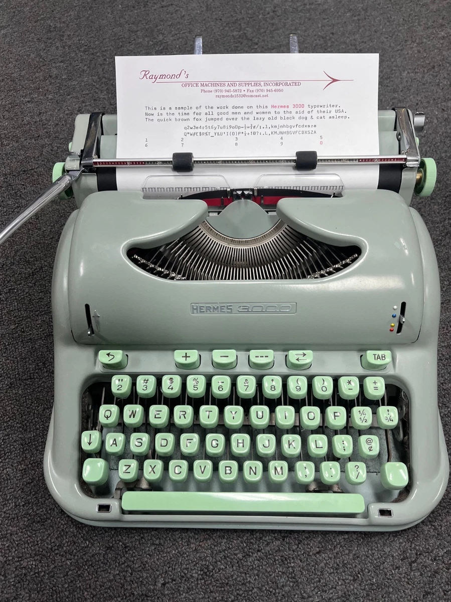 Preços baixos em Máquinas de Escrever colecionáveis HERMÈS Manual