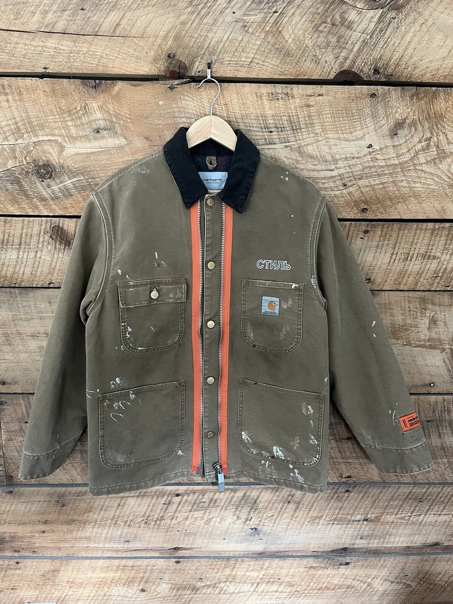 Heron Preston x Carhartt Jacket Vest Set RARE Size Small, Medium