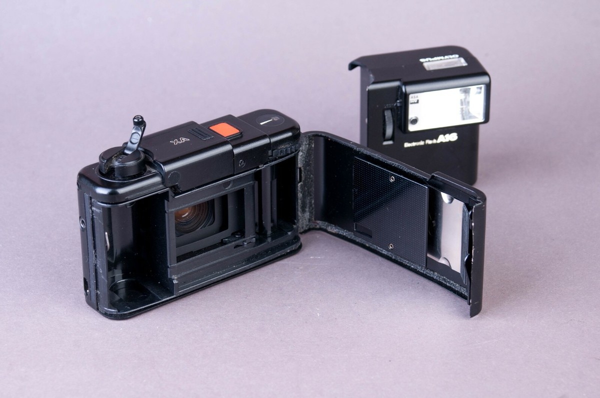 Olympus XA with flash A16 35mm Rangefinder Film Camera | eBay