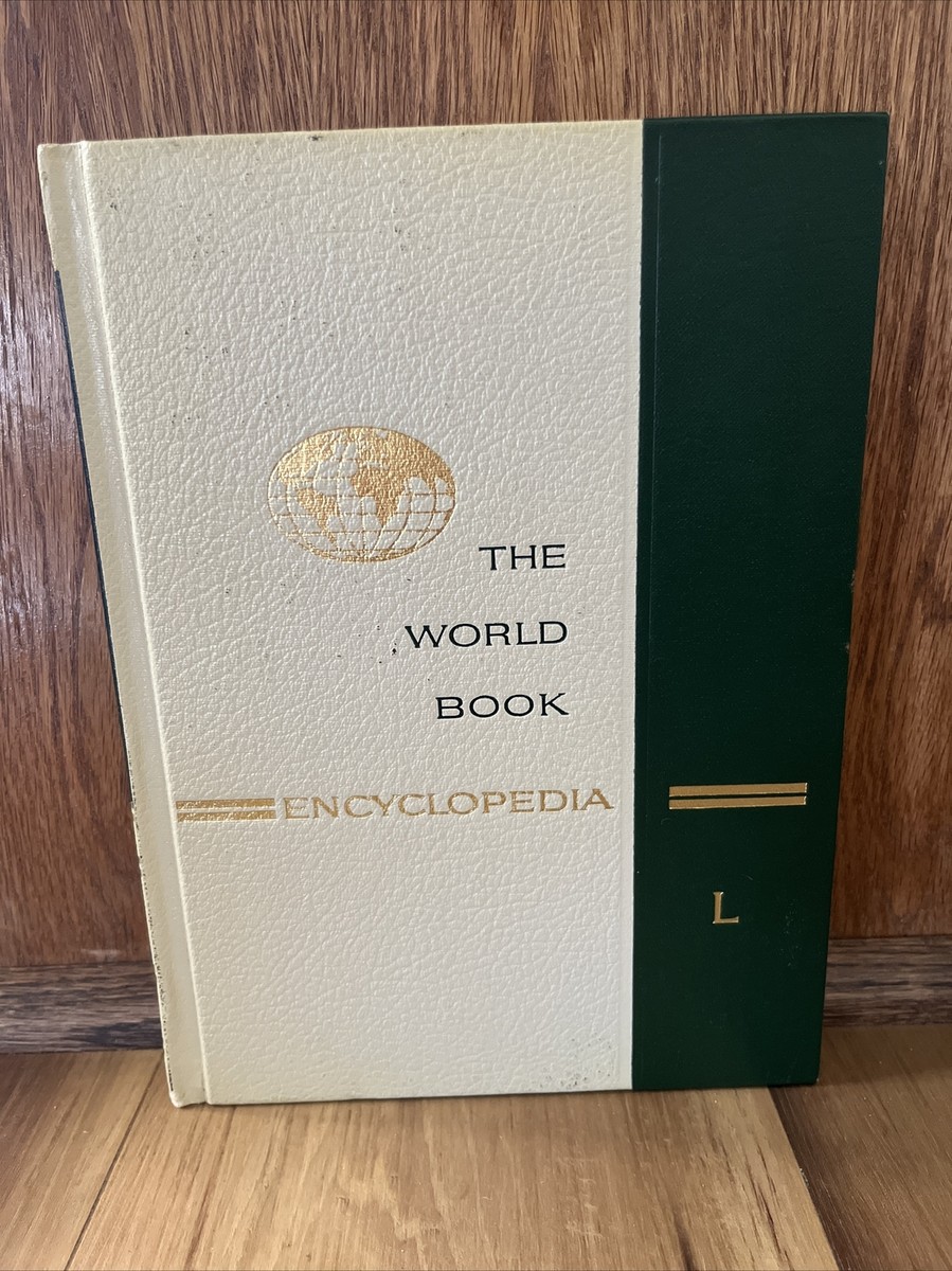 Vintage The World Book Encyclopedia 1967 Volume 12-L Top Edge Gold