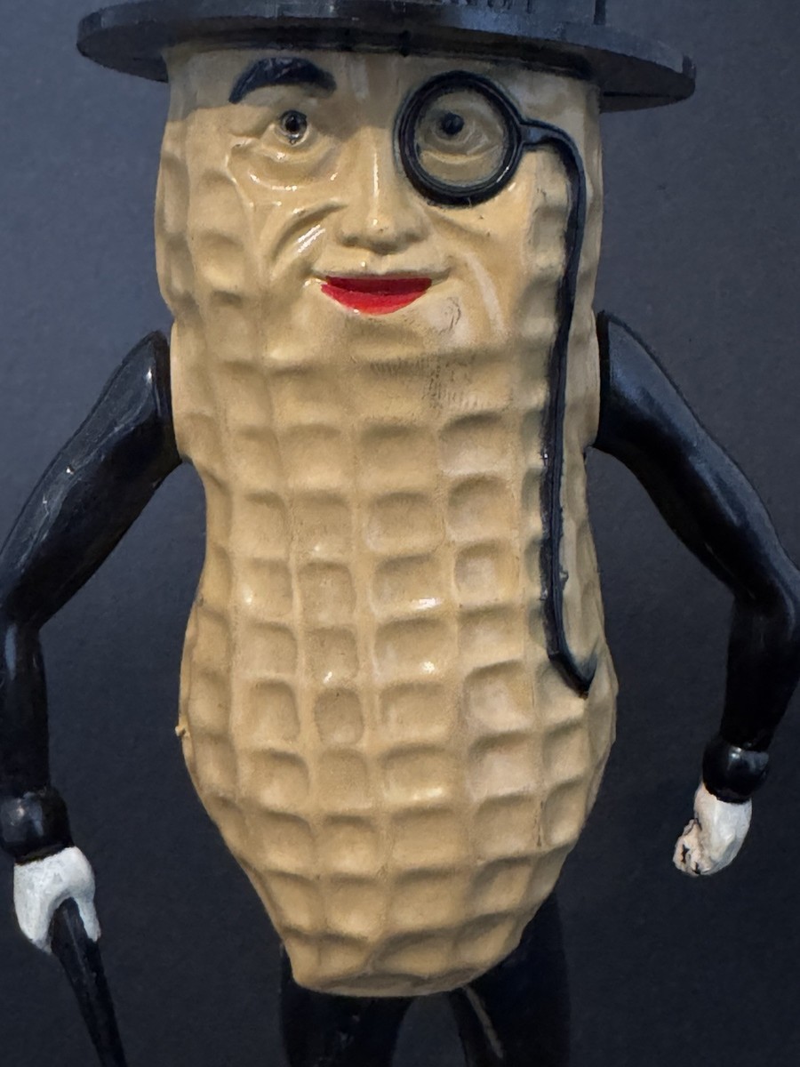 Vintage Planters Nuts Mr. Peanut Walking Wind Up Toy Works | eBay