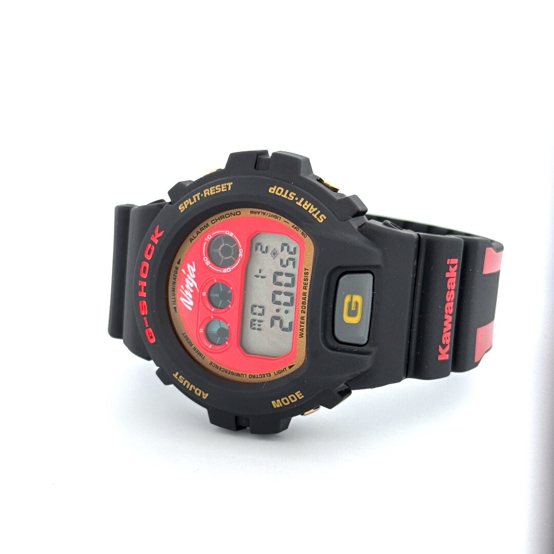 CASIO G-SHOCK Dw-6900FS Watch Kawasaki Ninja Collab 25th