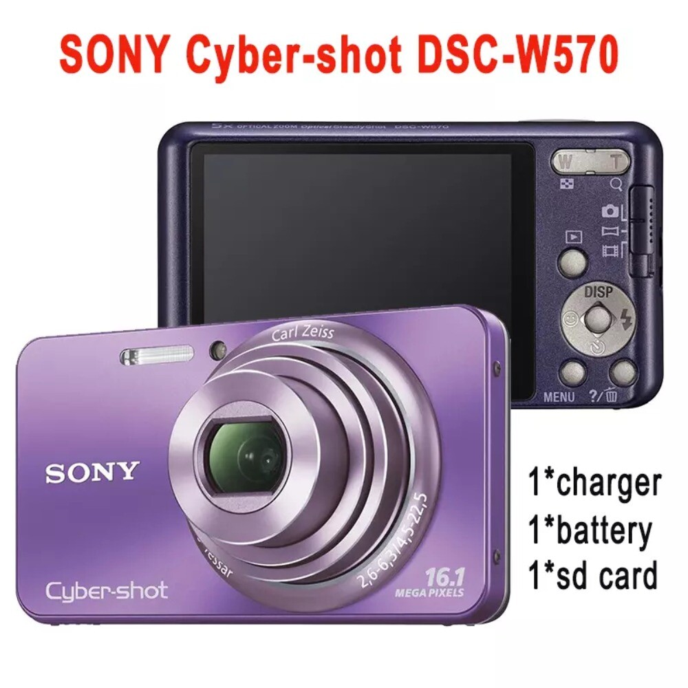 SONY Cyber-shot DSC-W570 16.1MP 5x Optical Zoom Digital Camera