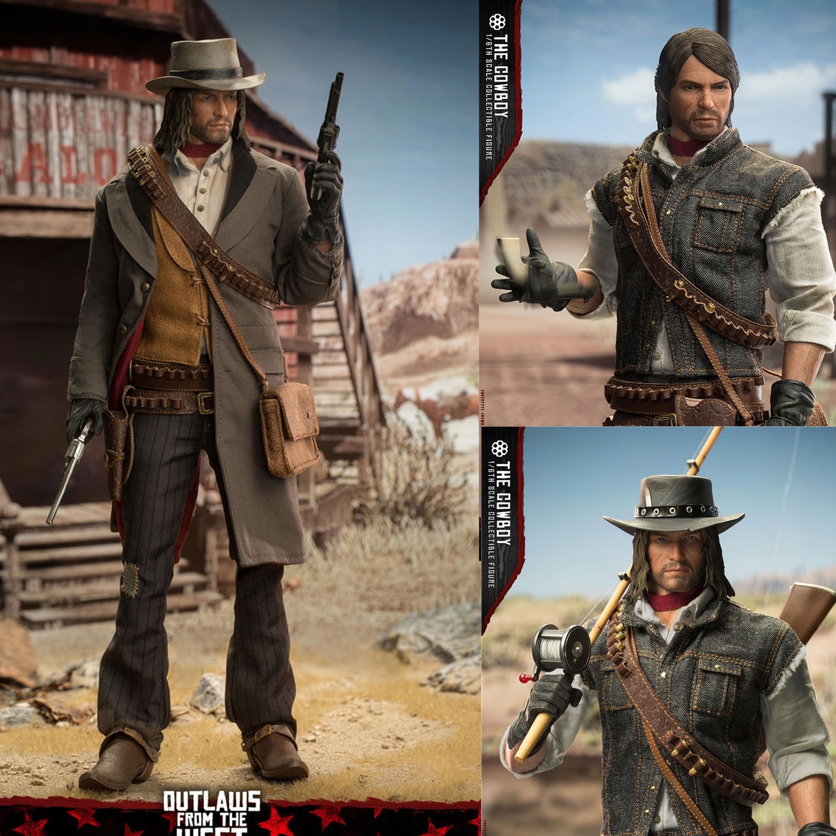 LIMTOYS LIM011 Red Dead Revolver John Marston 1/6 Action Figure 12