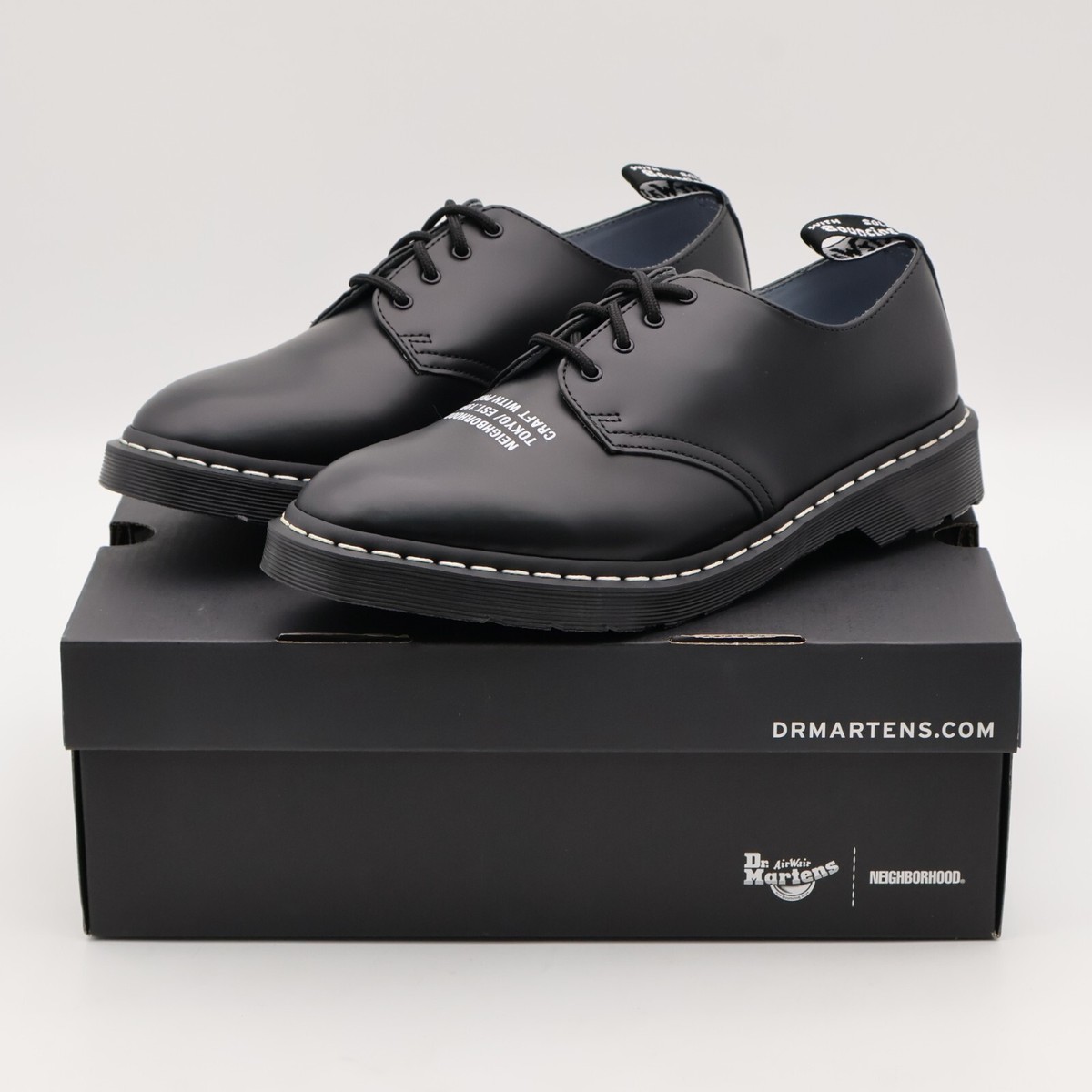 32235001 NEIGHBORHOOD Dr.Martens Smith 4 Hole Black (Men's) | eBay
