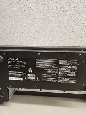 Yamaha Ysp-4000 Digital Sound Projector Soundbar Speaker | eBay