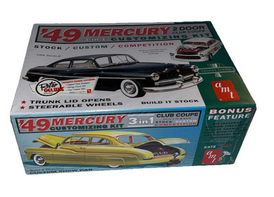 AMT '49 Mercury 2 door Club Coupe Model Kit 1:25 Scale New