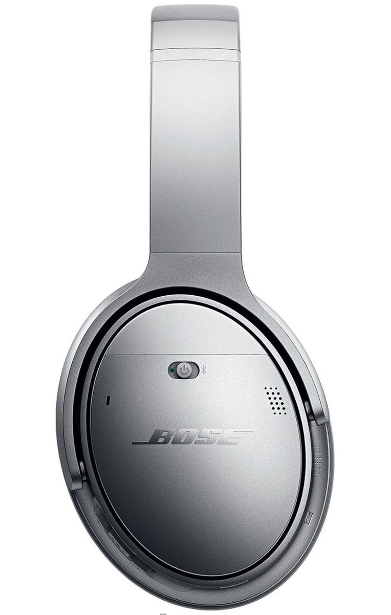 Used Bose QuietComfort 35 Wireless Silver Acoustic Noise