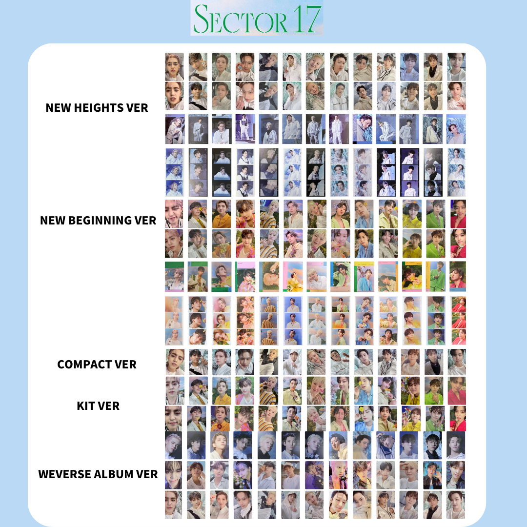 seventeen SECTOR17 COMPACT フルコンプリート 全種類 seventeen